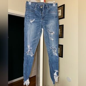 American Eagle Distressed Skinny Jeans